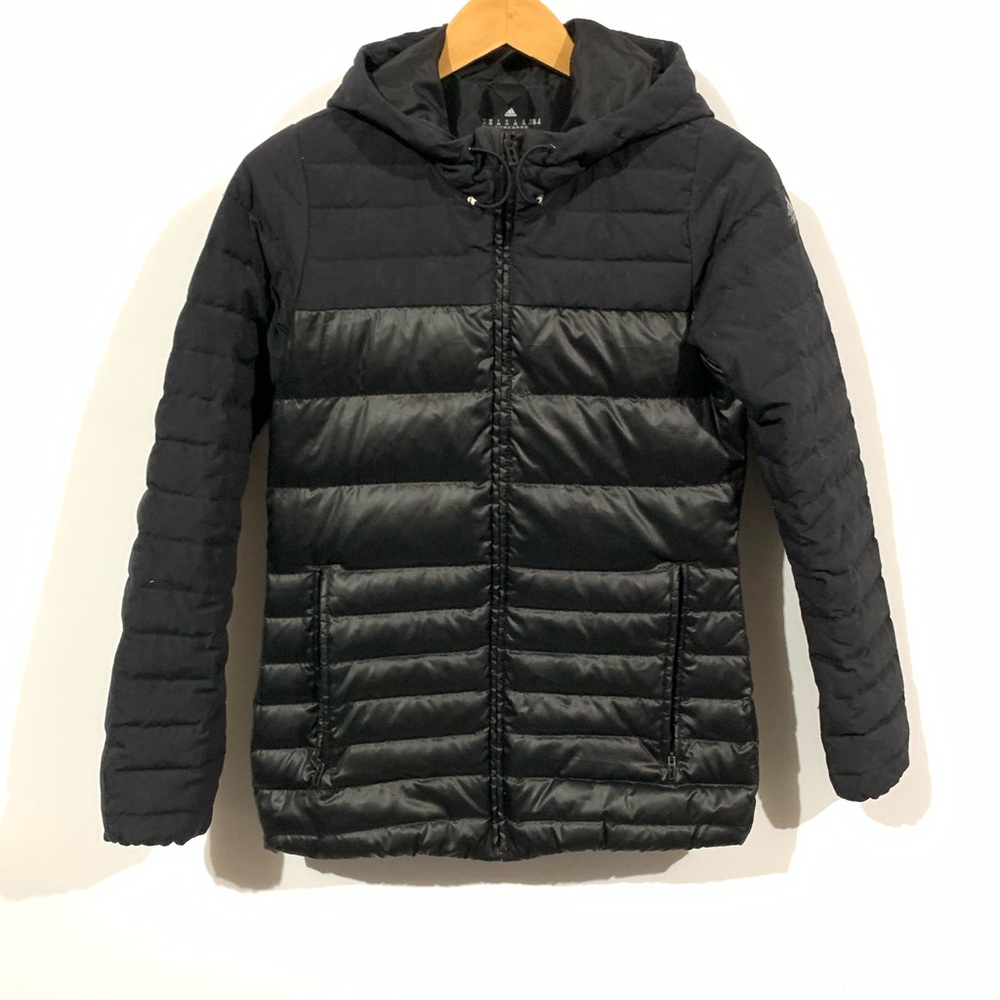Adidas athletic puffer jacket